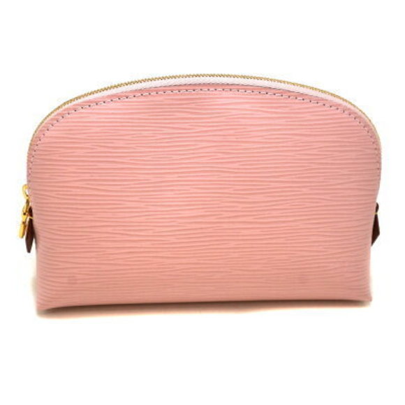 Louis Vuitton Cosmetic Pouch Pink Epi Leather Accessory Case Makeup - Picture 1 of 9